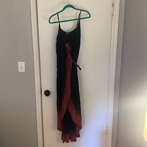 High to low wrap around maxi